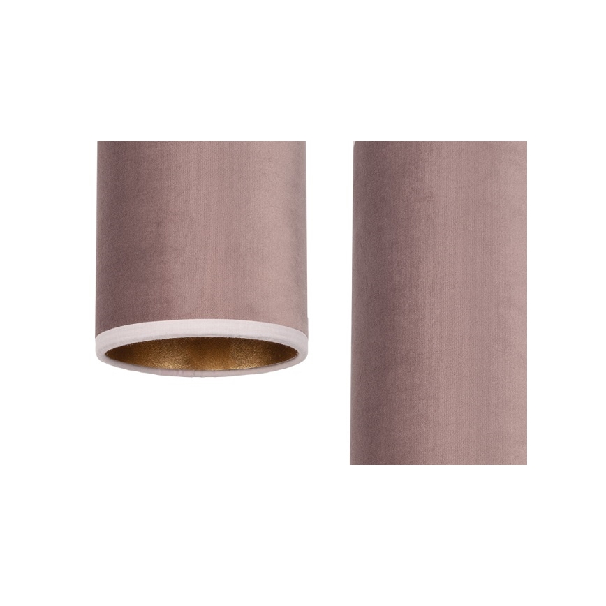 Люстра на тросі AVALO 3xE27/60W/230V рожевий/міді