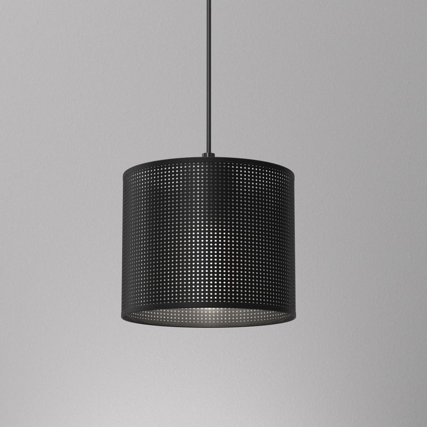 Люстра на тросі LOFT SHADE 1xE27/60W/230V діам. 18 см чорна