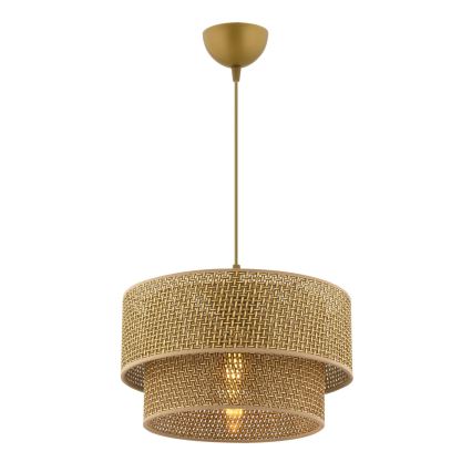 Підвісний світильник на шнурі ECHO 1xE27/60W/230V коричневий