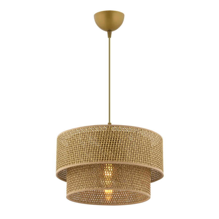 Підвісний світильник на шнурі ECHO 1xE27/60W/230V коричневий