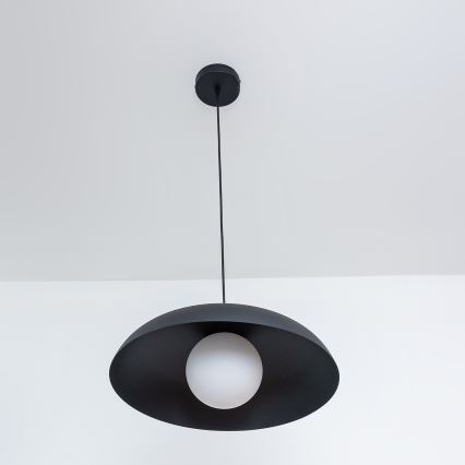 Підвісний світильник на шнурі ECLIPSE 1xE27/15W/230V чорний