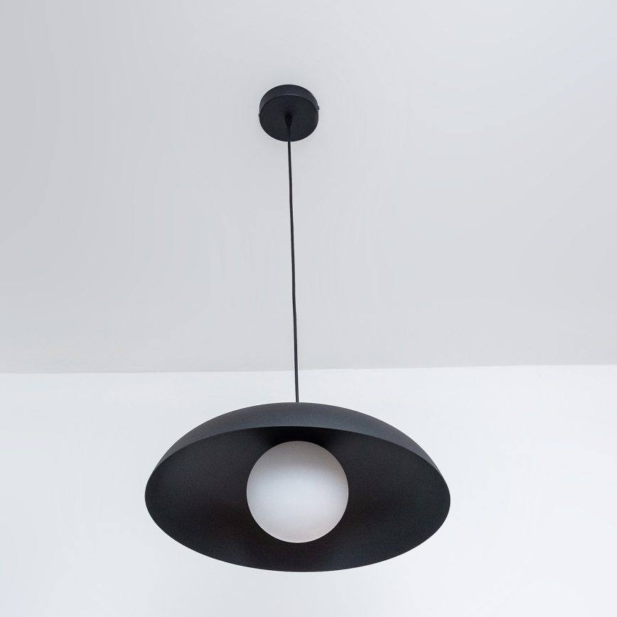 Підвісний світильник на шнурі ECLIPSE 1xE27/15W/230V чорний
