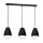 Підвісний світильник на тросі CARYON 3xE14/60W/230V чорний