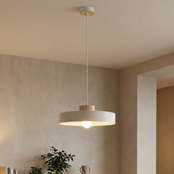 Підвісний світильник на тросі KIVI 1xE27/15W/230V білий