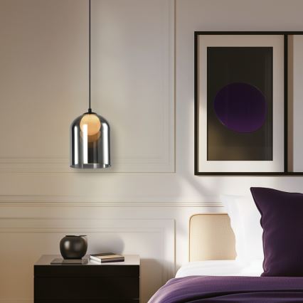 Підвісний світильник на тросі KLEA 1xG9/15W/230V, димчасто-чорний