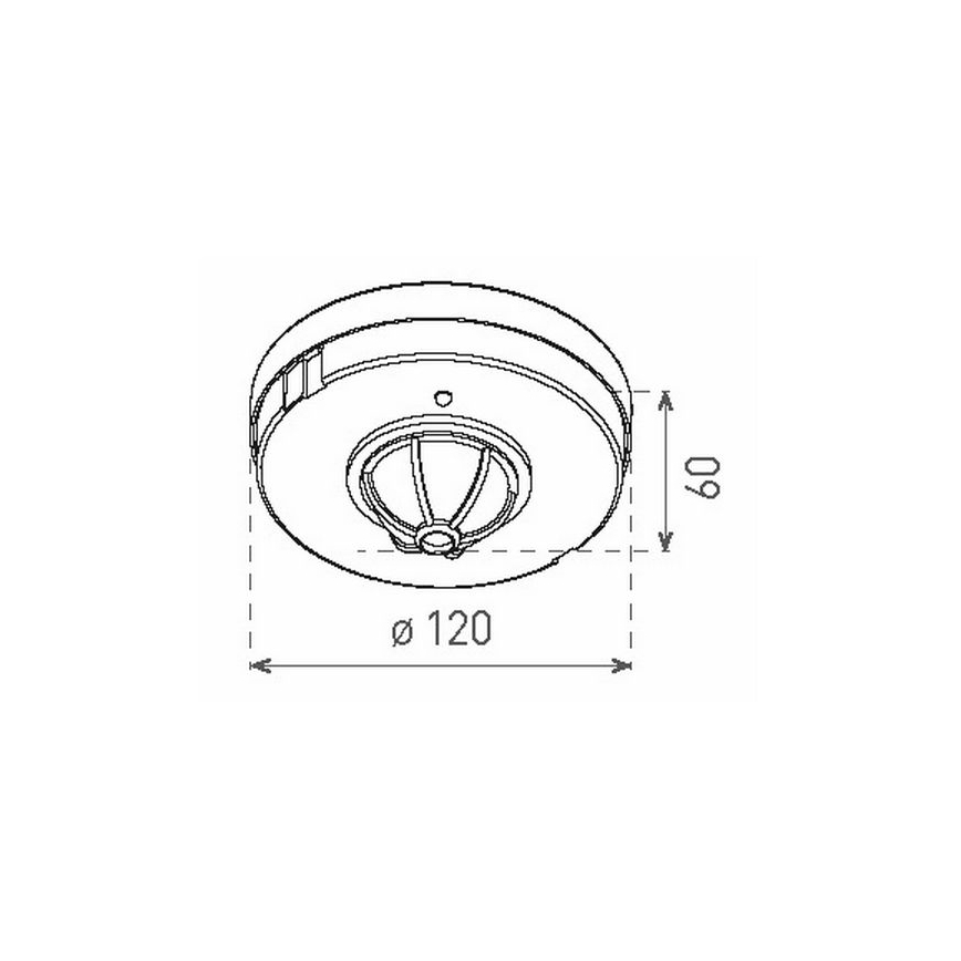 PIR-датчик движения 1200W/230V