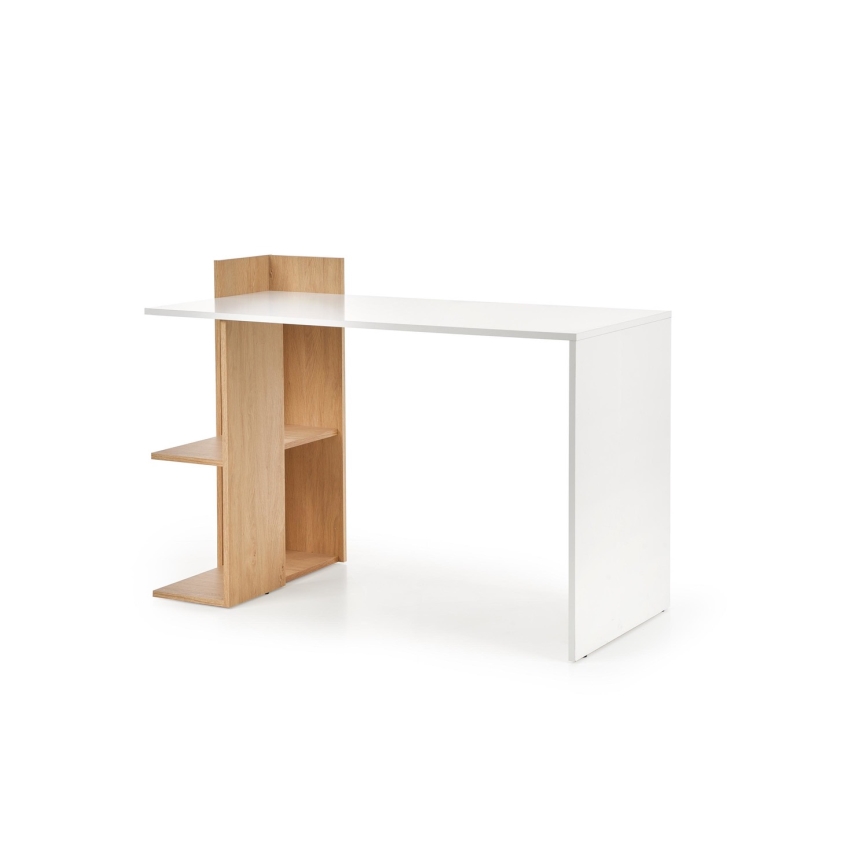 Письменный стол COZYRA, дуб/белый