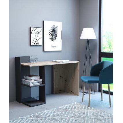 Письменный стол MARLO дуб артизан/антрацит