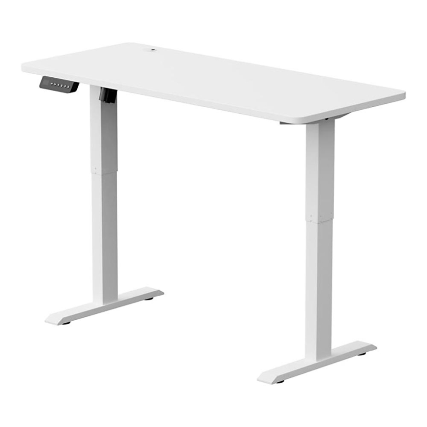 Письменный стол с регулировкой высоты LEVANO 140x60 см белый