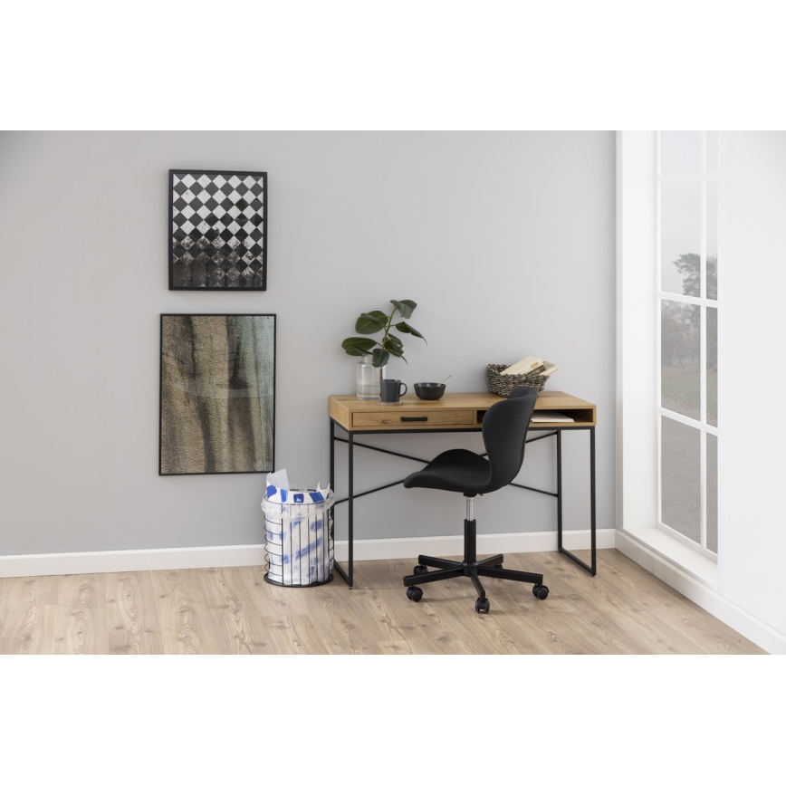 Письменный стол SARON дуб/черный