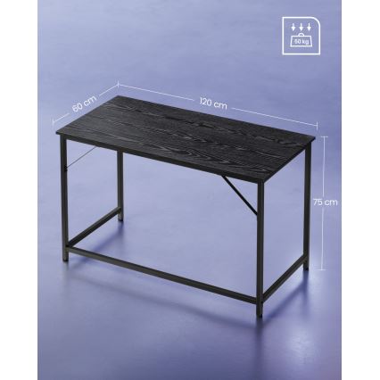 Письменный стол SOLEA, чёрный