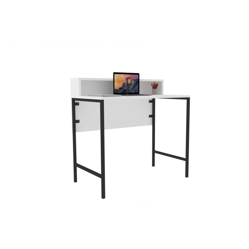 Письменный стол USO 90,8x90 см белый/черный