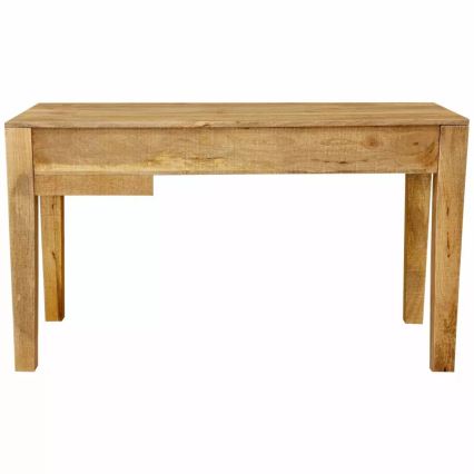Письмовий стіл MANU 135x60 см масив/мангове дерево