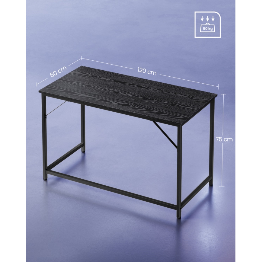 Письмовий стіл SOLEA чорний