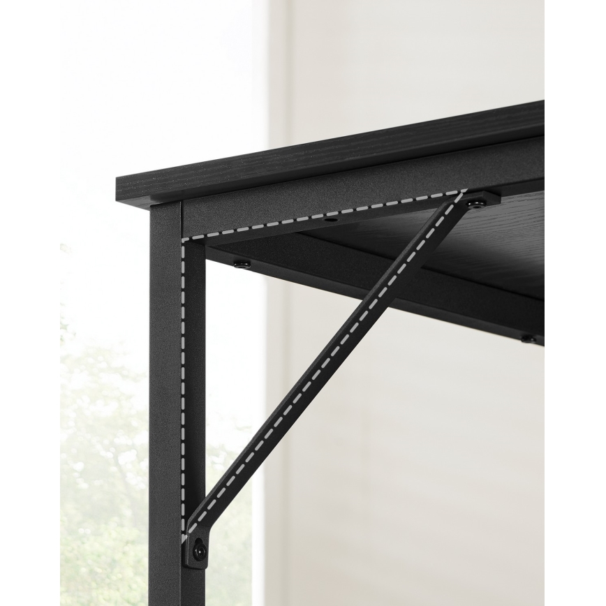 Письмовий стіл SOLEA — чорний