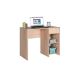 Письменный стол 75x90 см коричневый