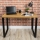 Письменный стол BLAT 120x60 см черный/коричневый