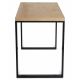 Письмовий стіл BLAT 120x60 см чорний/коричневий