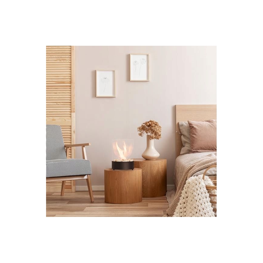 Planika - Біокамін 36,3x25,1 см 2,5kW чорний