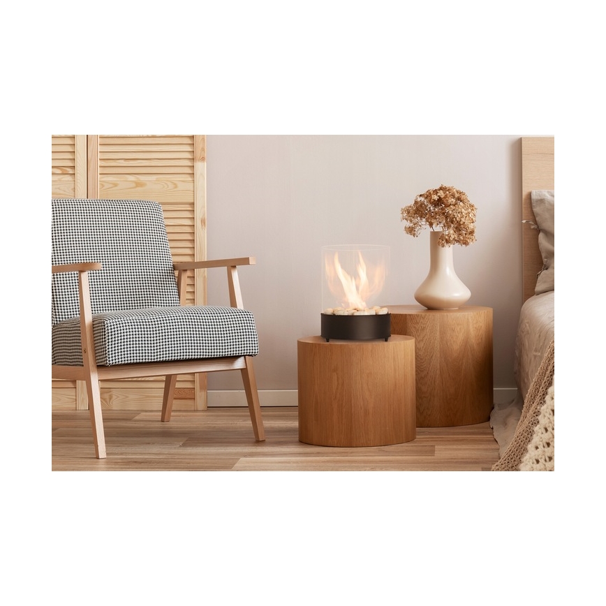 Planika - Біокамін 36,3x25,1 см 2,5kW чорний