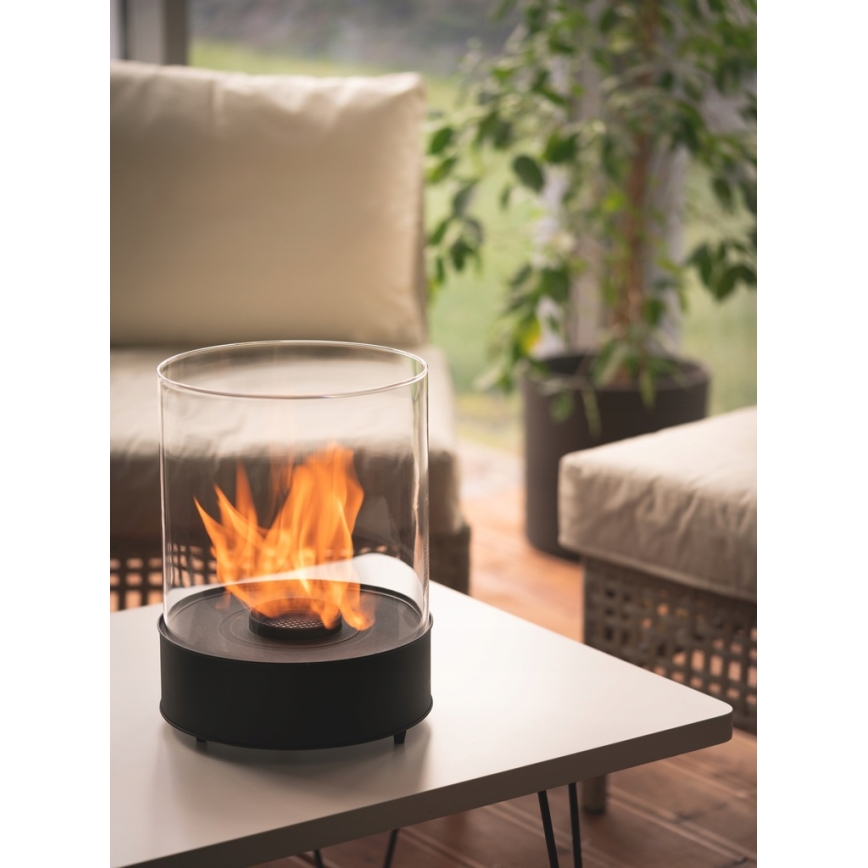 Planika - Біокамін 36,3x25,1 см 2,5kW чорний