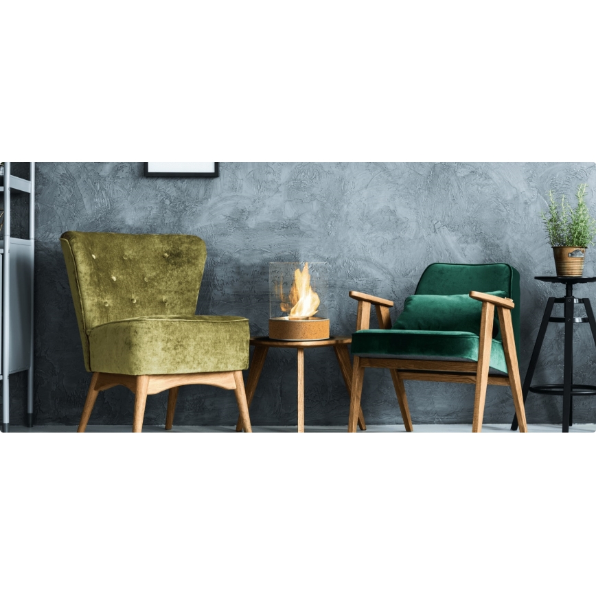 Planika - Біокамін 36,3x25,1 см 2,5kW бежевий