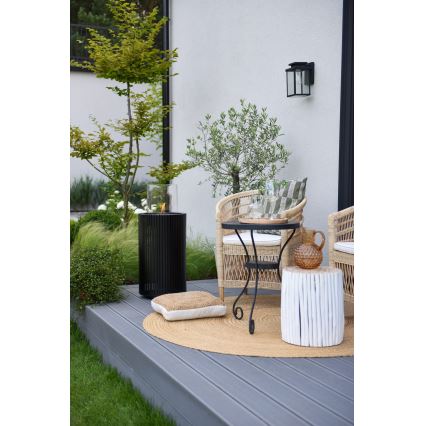Planika - Біокамін 87x37,6 см 2,5kW чорний + захисний чохол