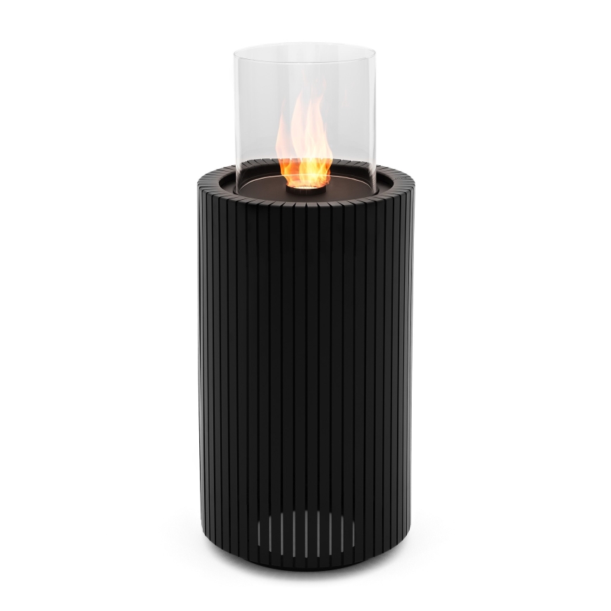 Planika - Біокамін 87x37,6 см 2,5kW чорний + захисний чохол