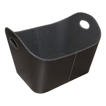 Plastic дерево basket c handles 35x55 cm черная