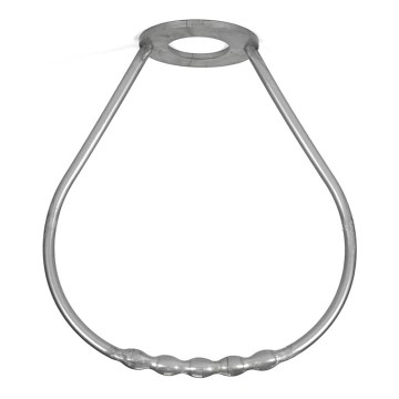 Пластиковая ручка для люстры серебристый