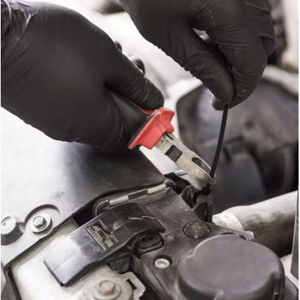 Пластикові кабельні стяжки 2,5x100мм 100шт. чорний