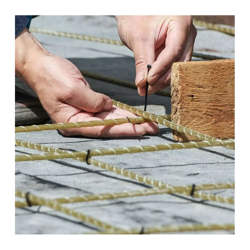 Пластиковые кабельные хомуты 2,5x150 мм 100 шт. черные