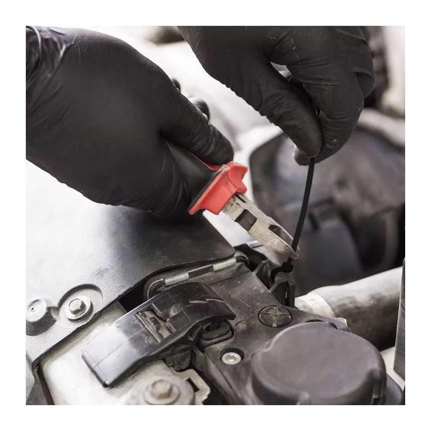 Пластиковые кабельные хомуты 3,5x200 мм 100 шт. черные