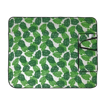 Плед для пикника 120×150 см, зелёный
