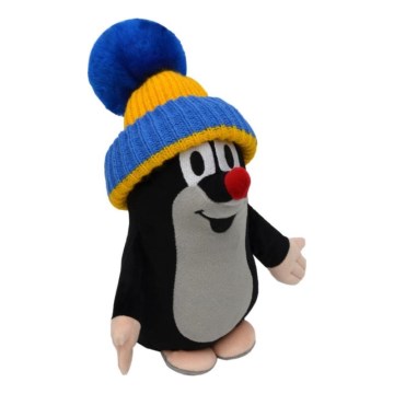 Плюшевый крот в шапочке 25 см