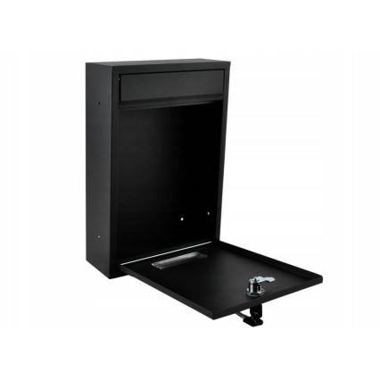 Почтовый ящик 21,7x32 см чёрный