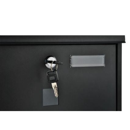 Почтовый ящик 34x30,7 см черный