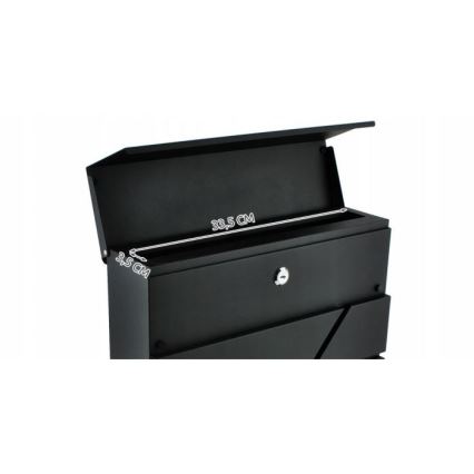 Почтовый ящик 36,7x37 см антрацит