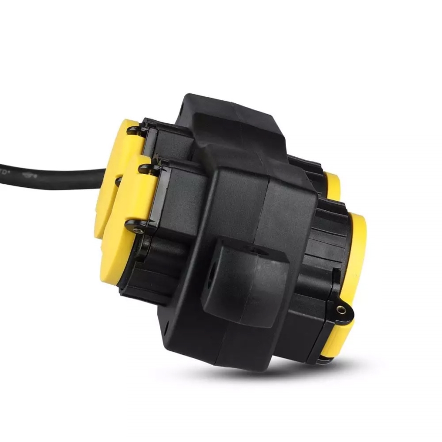 Подовжувач 4 розетки SCHUKO 3м IP44