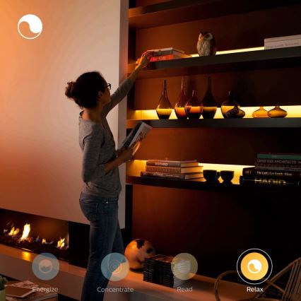 Подовжувач LED RGBW стрічки з регулюванням яскравості Philips Hue WHITE AND COLOR AMBIANCE 1м LED/11W/12V