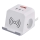 Подовжувач куб з бездротовою зарядкою QI 2Z +2xUSB-A+1xUSB-C 2м білий