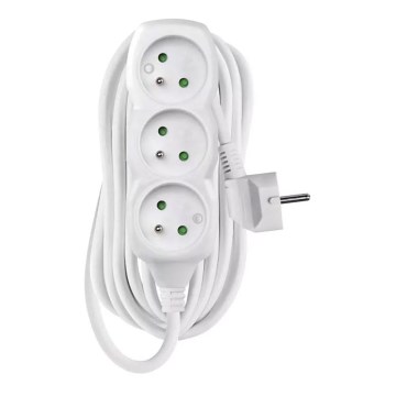 Подовжувач 3Z 7м білий