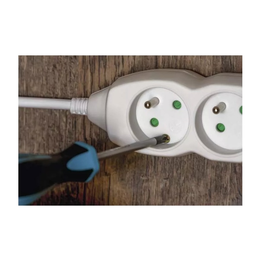 Подовжувач 3Z 7м білий