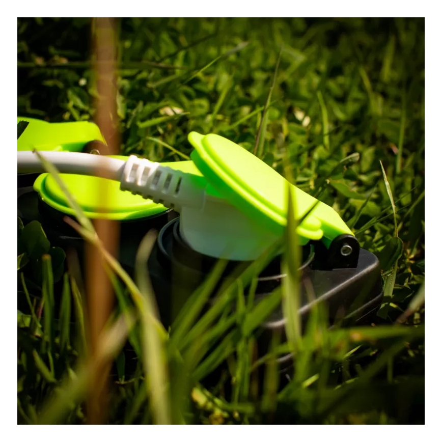 Подовжувач із вимикачем, 3 розетки, 10 м, IP44