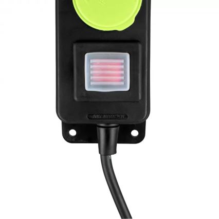 Подовжувач із вимикачем, 3 розетки, 10 м, IP44