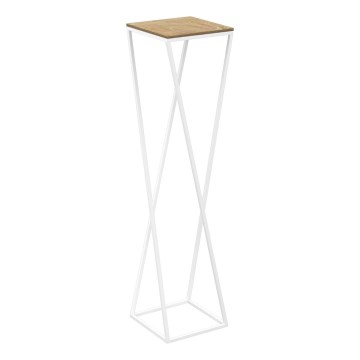Подставка для цветов 100x24 см белый