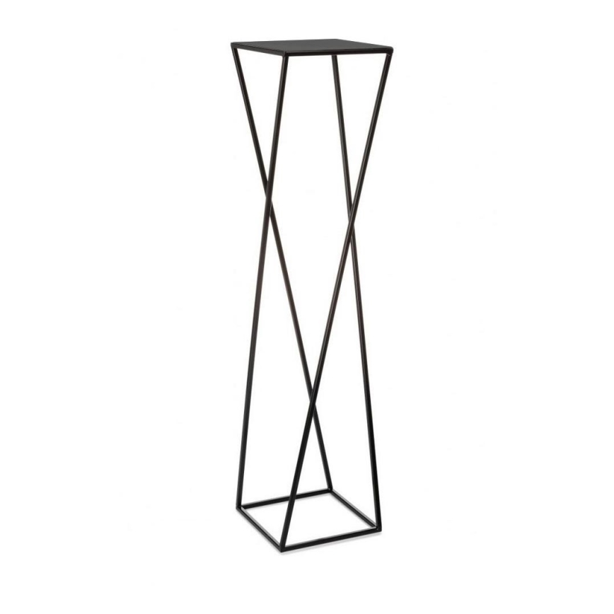 Подставка для цветов 100x24 см черный
