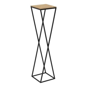 Подставка для цветов 100x24 см черная