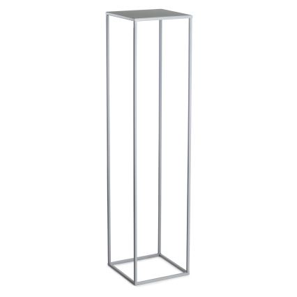 Подставка для цветов 100x24 см серый