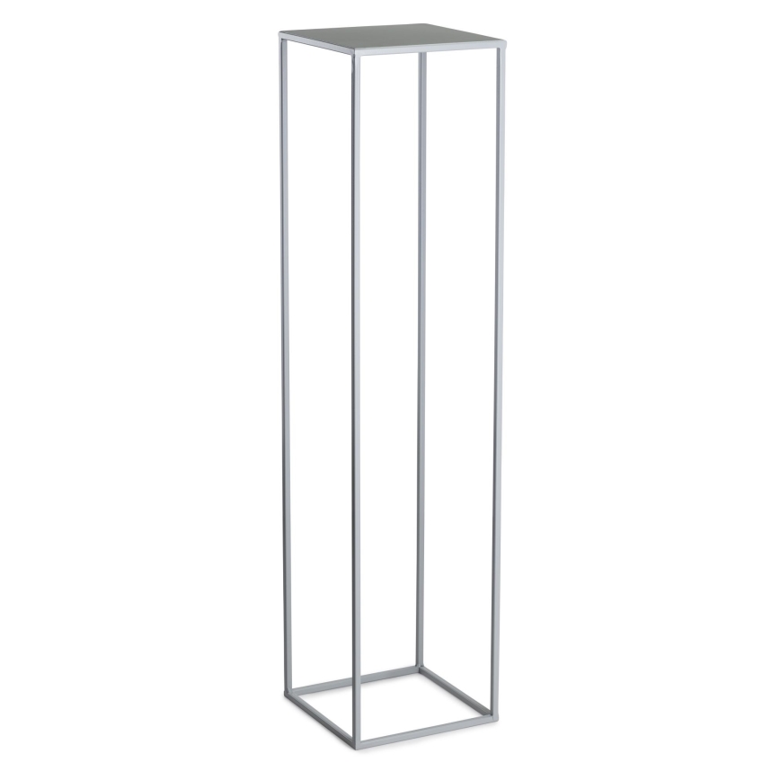 Подставка для цветов 100x24 см серый
